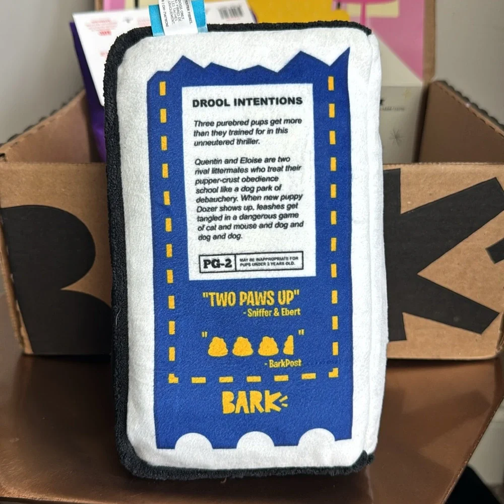 New Bark box toys movie night